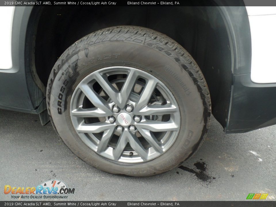 2019 GMC Acadia SLT AWD Summit White / Cocoa/Light Ash Gray Photo #11