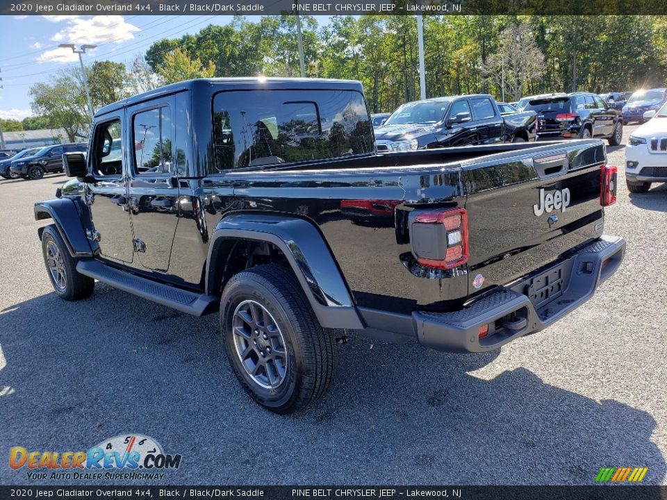 2020 Jeep Gladiator Overland 4x4 Black / Black/Dark Saddle Photo #4