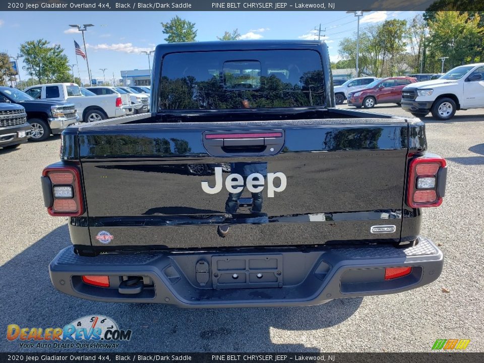 2020 Jeep Gladiator Overland 4x4 Black / Black/Dark Saddle Photo #5