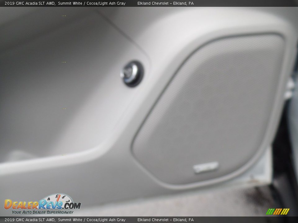 2019 GMC Acadia SLT AWD Summit White / Cocoa/Light Ash Gray Photo #17