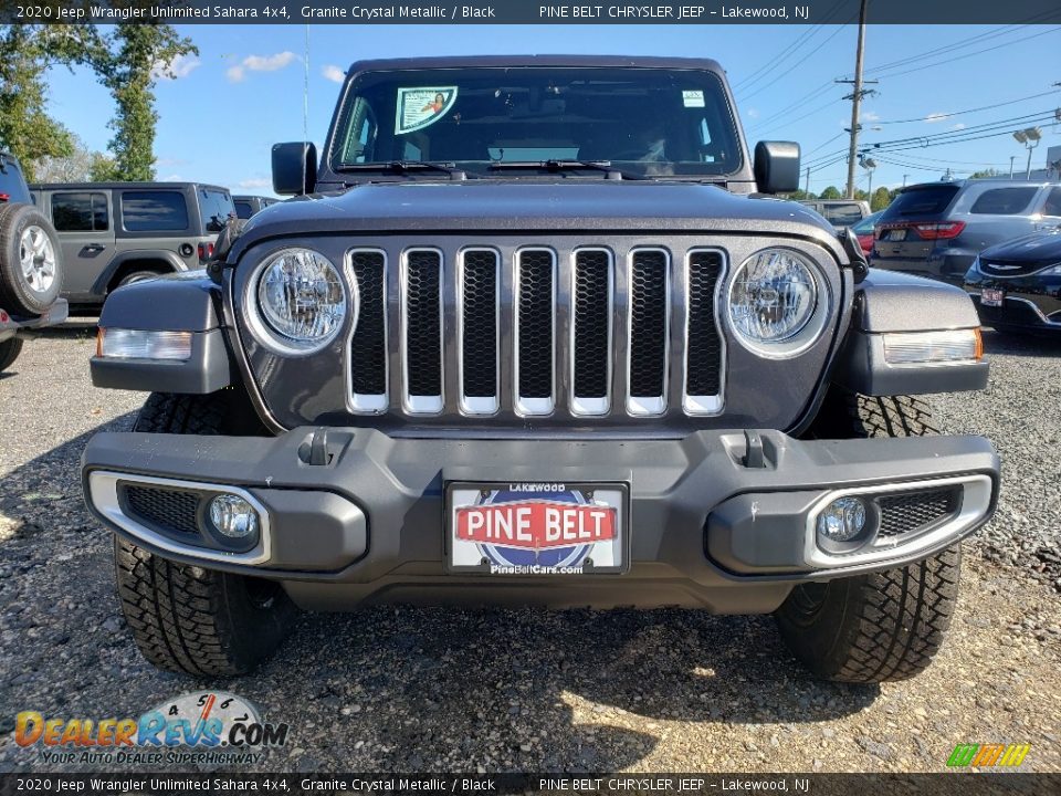 2020 Jeep Wrangler Unlimited Sahara 4x4 Granite Crystal Metallic / Black Photo #2