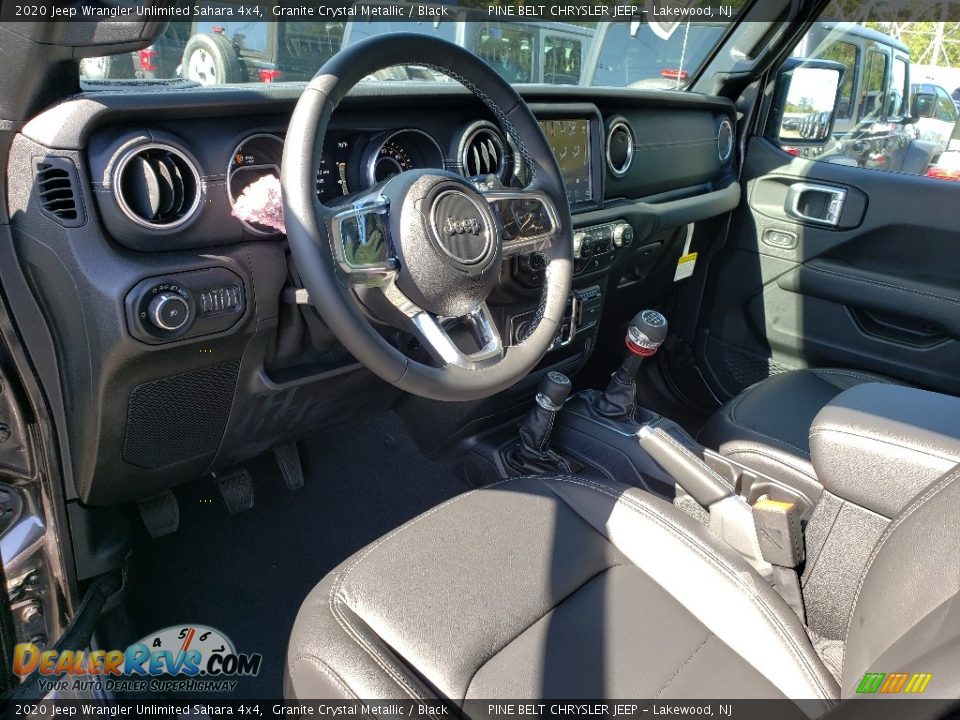 2020 Jeep Wrangler Unlimited Sahara 4x4 Granite Crystal Metallic / Black Photo #8