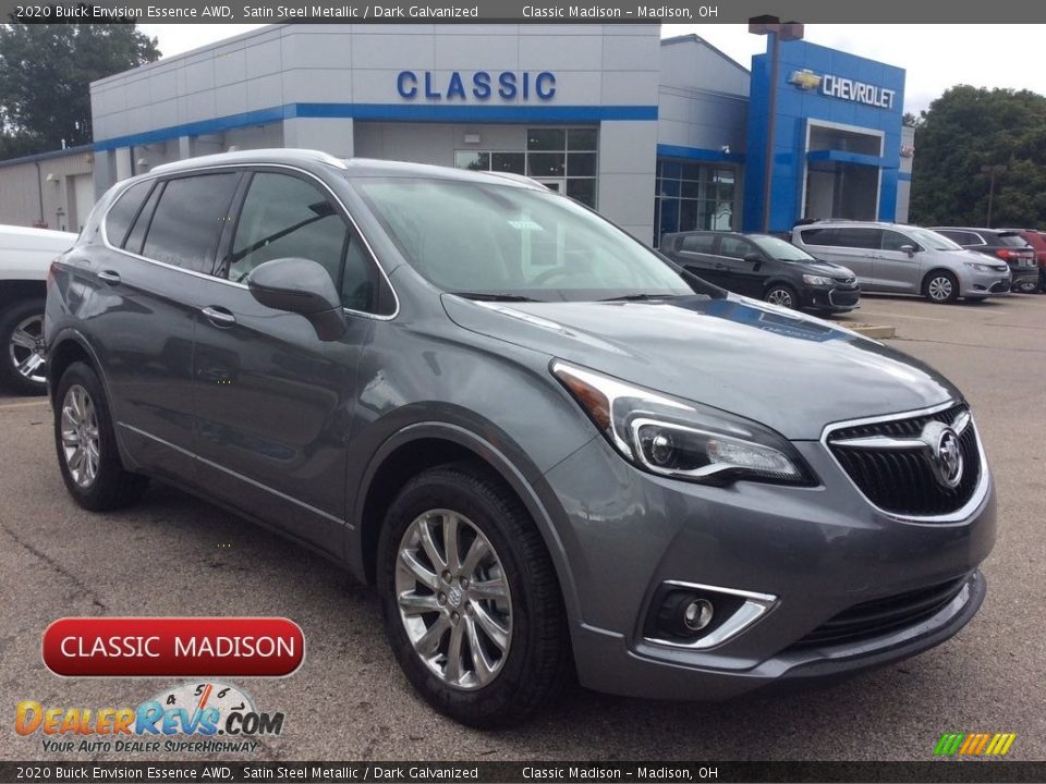 2020 Buick Envision Essence AWD Satin Steel Metallic / Dark Galvanized Photo #1