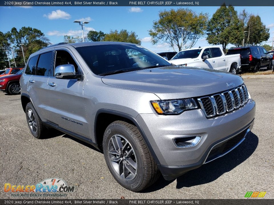 2020 Jeep Grand Cherokee Limited 4x4 Billet Silver Metallic / Black Photo #1