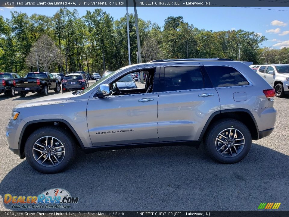 2020 Jeep Grand Cherokee Limited 4x4 Billet Silver Metallic / Black Photo #3