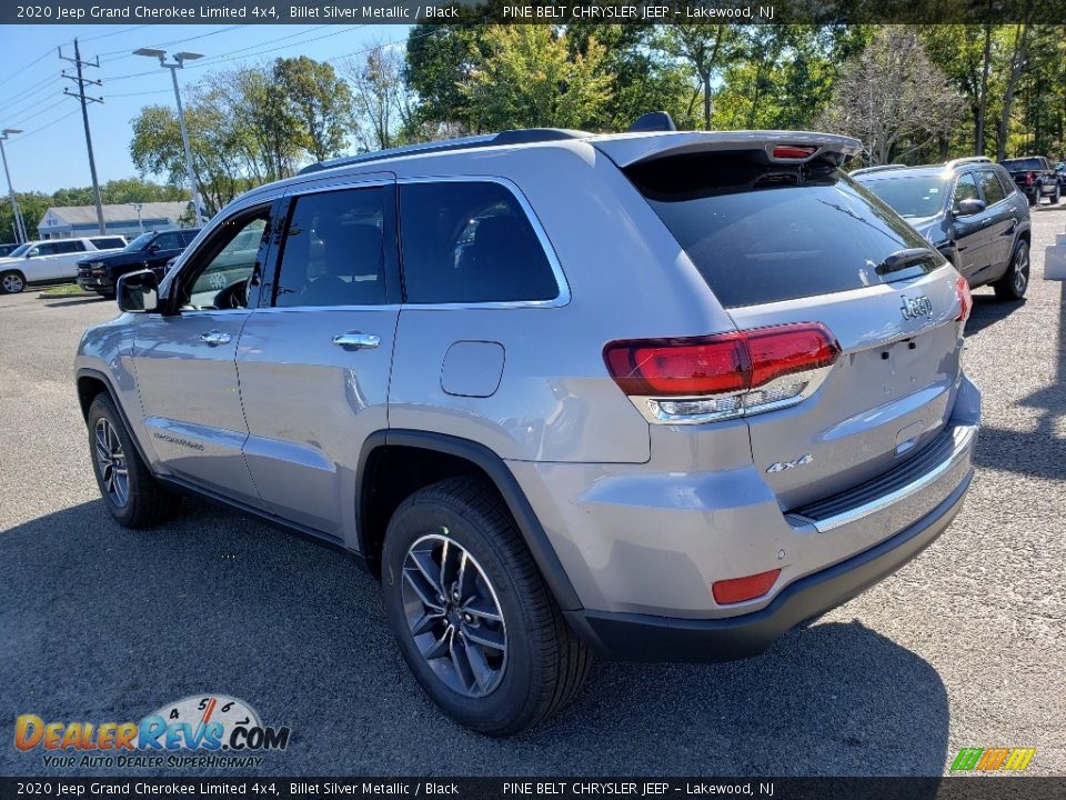 2020 Jeep Grand Cherokee Limited 4x4 Billet Silver Metallic / Black Photo #4