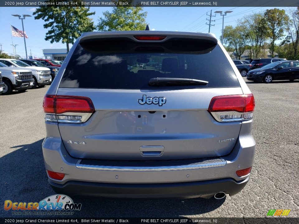 2020 Jeep Grand Cherokee Limited 4x4 Billet Silver Metallic / Black Photo #5