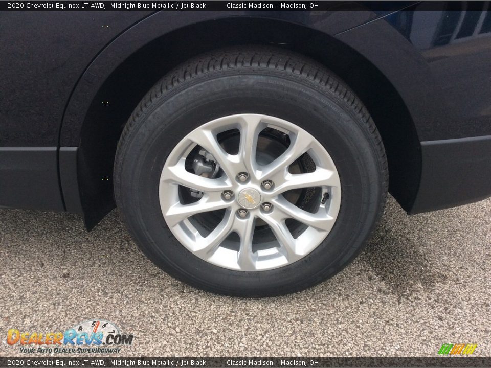 2020 Chevrolet Equinox LT AWD Midnight Blue Metallic / Jet Black Photo #9