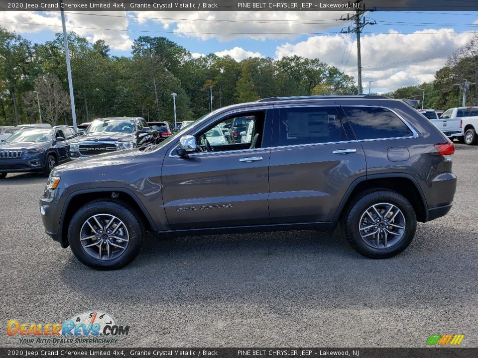2020 Jeep Grand Cherokee Limited 4x4 Granite Crystal Metallic / Black Photo #3