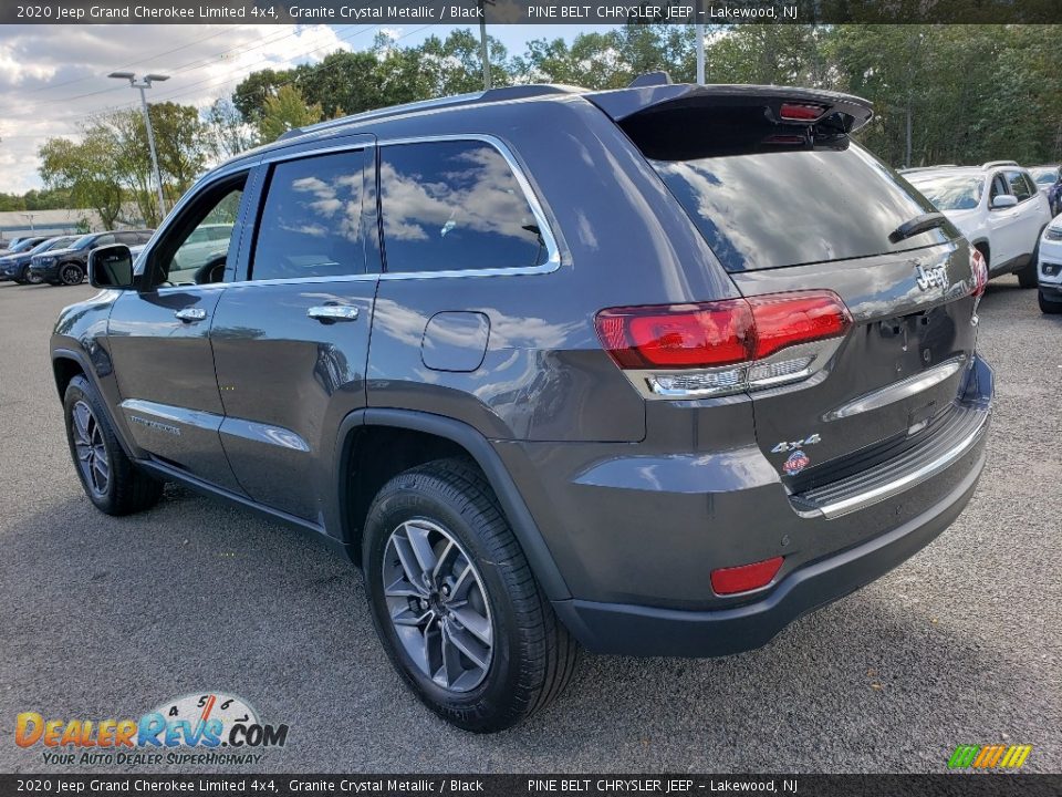 2020 Jeep Grand Cherokee Limited 4x4 Granite Crystal Metallic / Black Photo #4