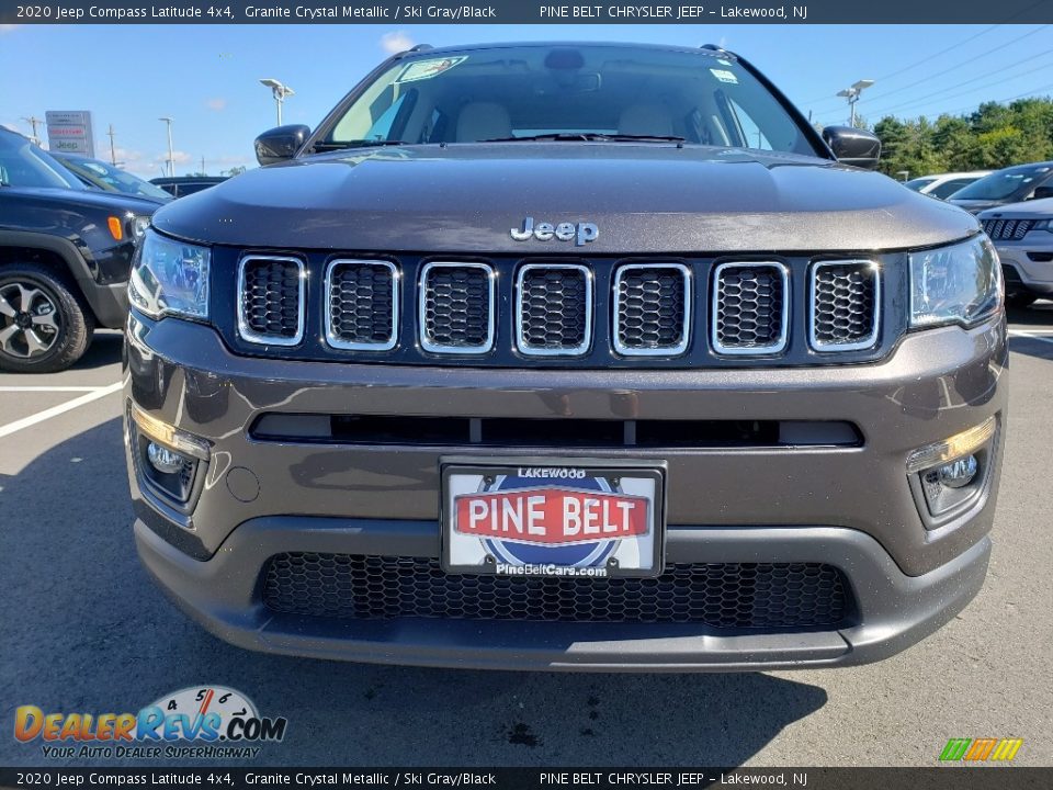 2020 Jeep Compass Latitude 4x4 Granite Crystal Metallic / Ski Gray/Black Photo #2