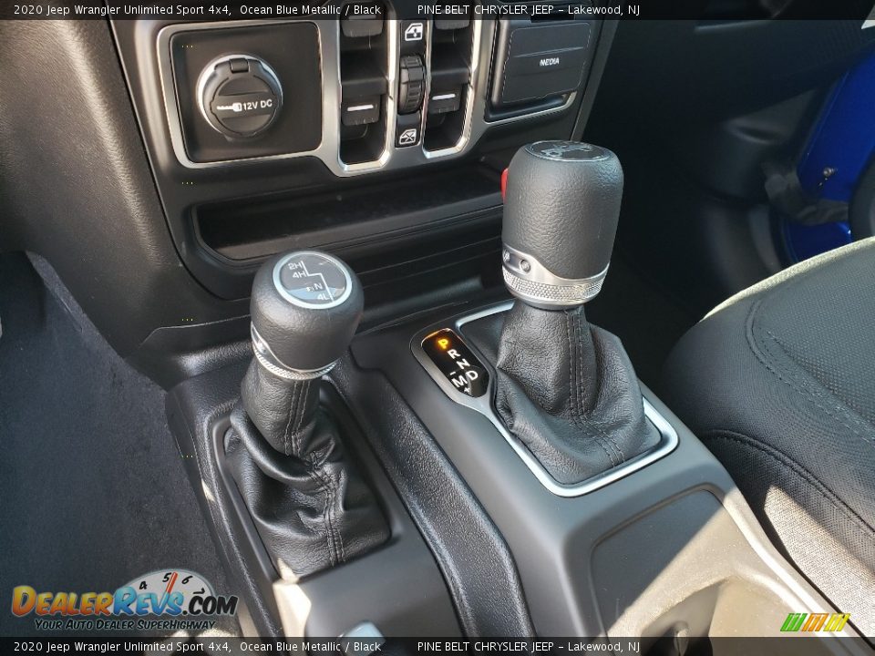 2020 Jeep Wrangler Unlimited Sport 4x4 Ocean Blue Metallic / Black Photo #9