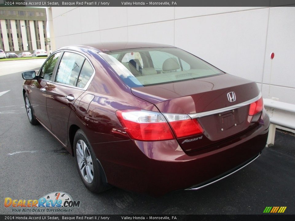 2014 Honda Accord LX Sedan Basque Red Pearl II / Ivory Photo #3