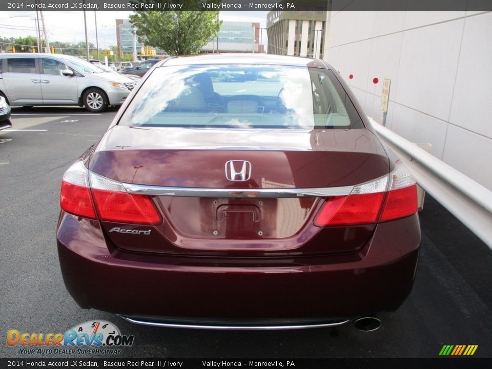 2014 Honda Accord LX Sedan Basque Red Pearl II / Ivory Photo #4