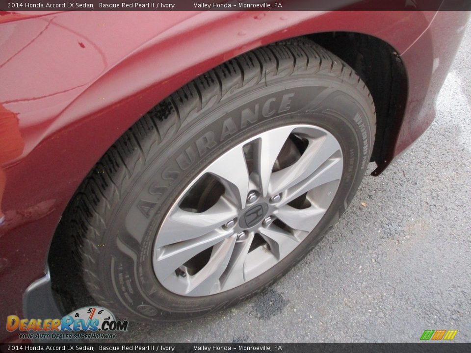 2014 Honda Accord LX Sedan Basque Red Pearl II / Ivory Photo #6