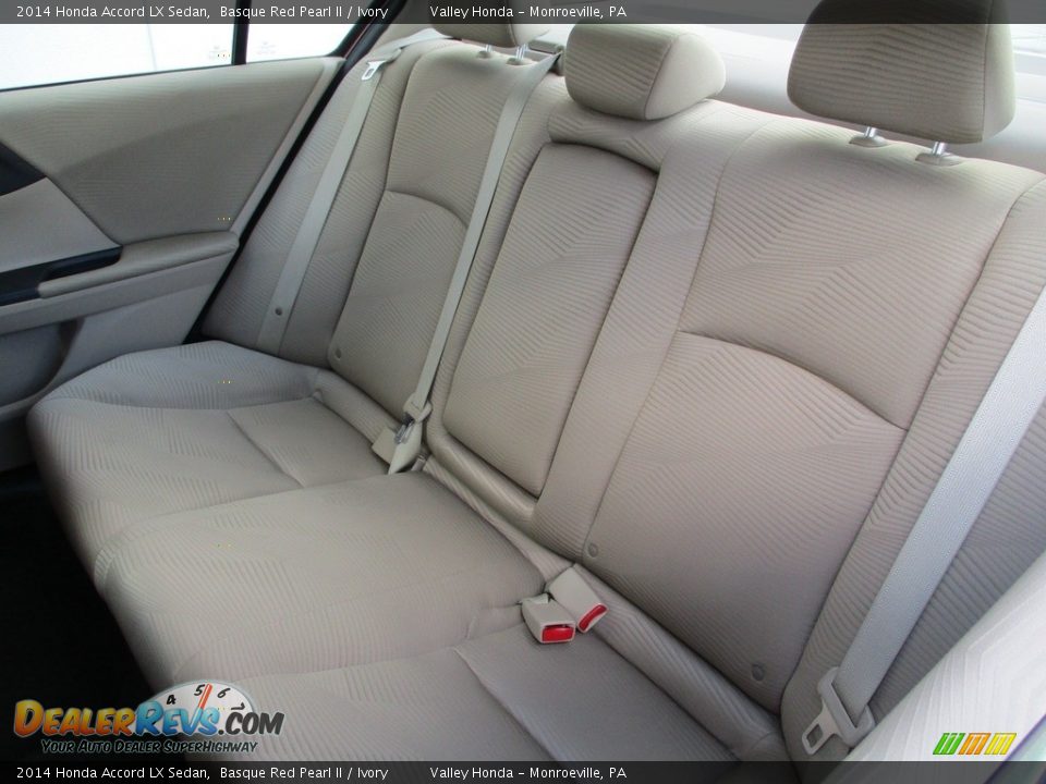 2014 Honda Accord LX Sedan Basque Red Pearl II / Ivory Photo #12