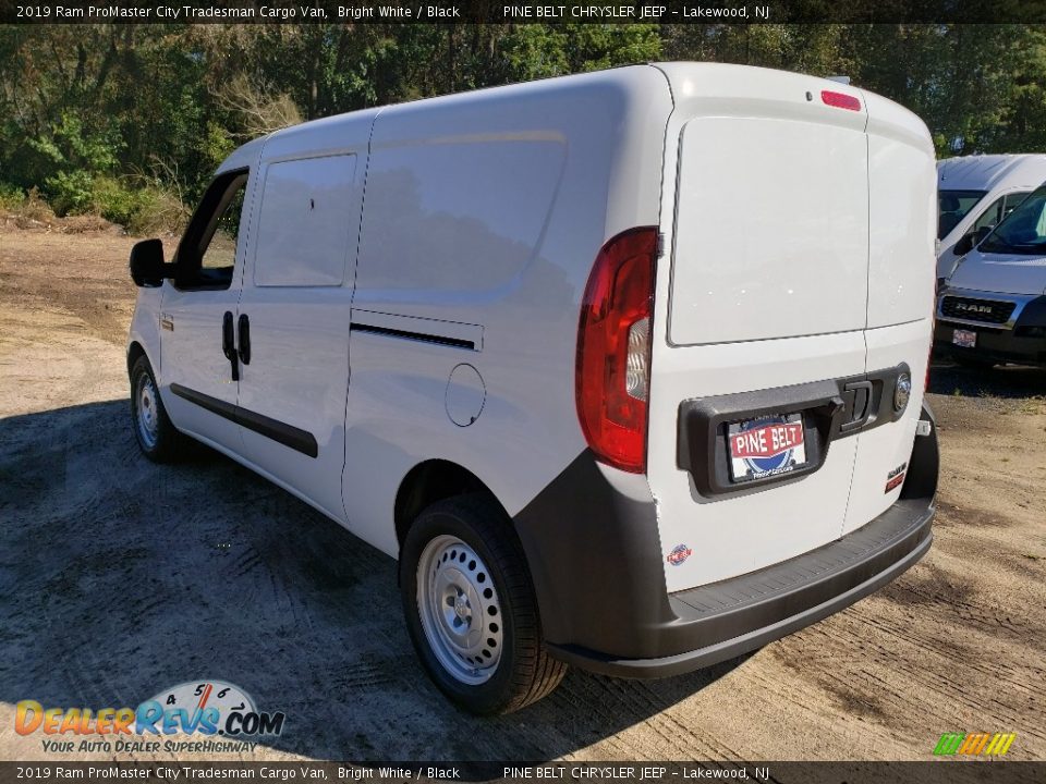 2019 Ram ProMaster City Tradesman Cargo Van Bright White / Black Photo #4