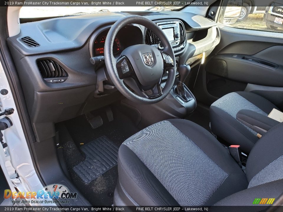 2019 Ram ProMaster City Tradesman Cargo Van Bright White / Black Photo #8