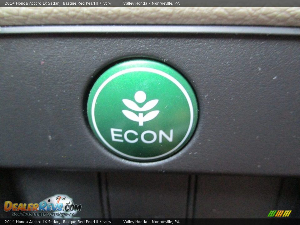 2014 Honda Accord LX Sedan Basque Red Pearl II / Ivory Photo #18