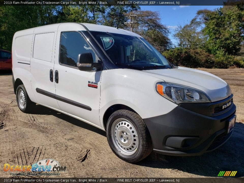2019 Ram ProMaster City Tradesman Cargo Van Bright White / Black Photo #1