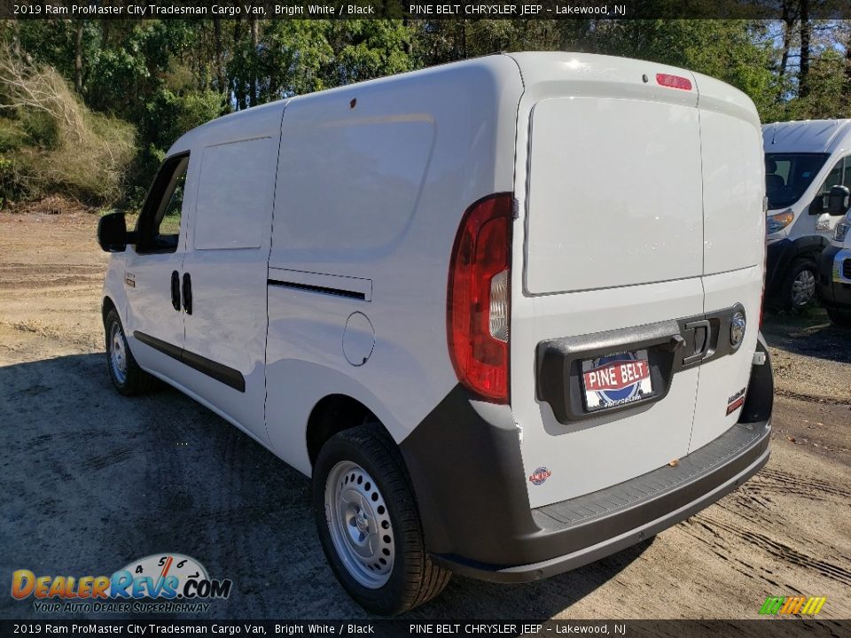 2019 Ram ProMaster City Tradesman Cargo Van Bright White / Black Photo #4