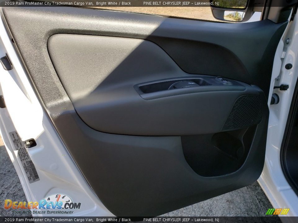2019 Ram ProMaster City Tradesman Cargo Van Bright White / Black Photo #7