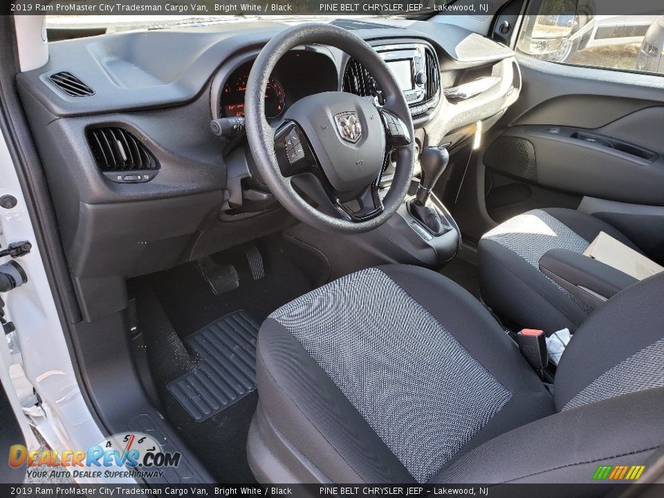 2019 Ram ProMaster City Tradesman Cargo Van Bright White / Black Photo #8