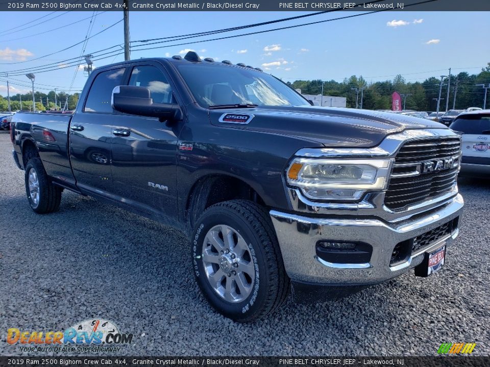 2019 Ram 2500 Bighorn Crew Cab 4x4 Granite Crystal Metallic / Black/Diesel Gray Photo #1