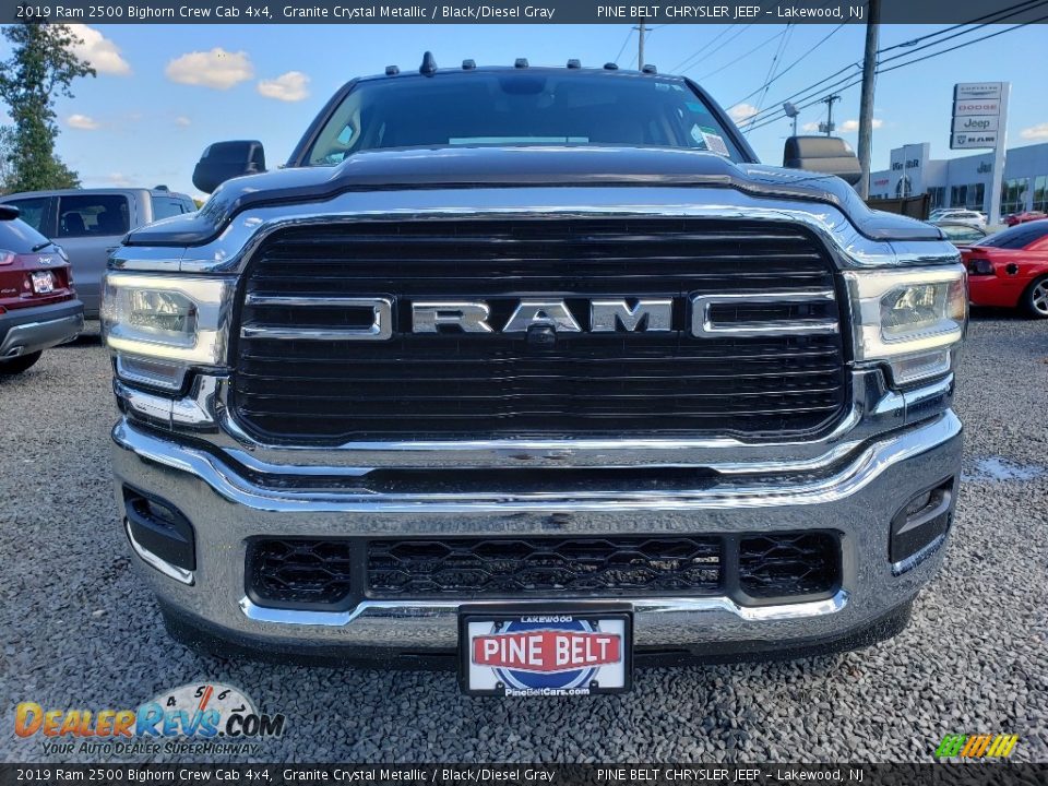 2019 Ram 2500 Bighorn Crew Cab 4x4 Granite Crystal Metallic / Black/Diesel Gray Photo #2