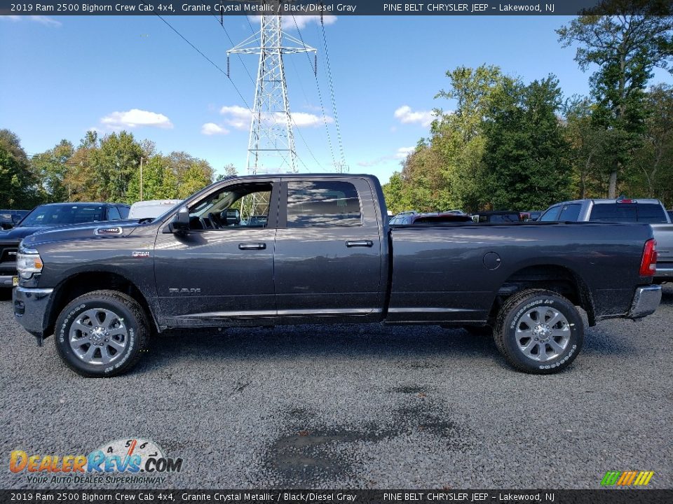 2019 Ram 2500 Bighorn Crew Cab 4x4 Granite Crystal Metallic / Black/Diesel Gray Photo #3