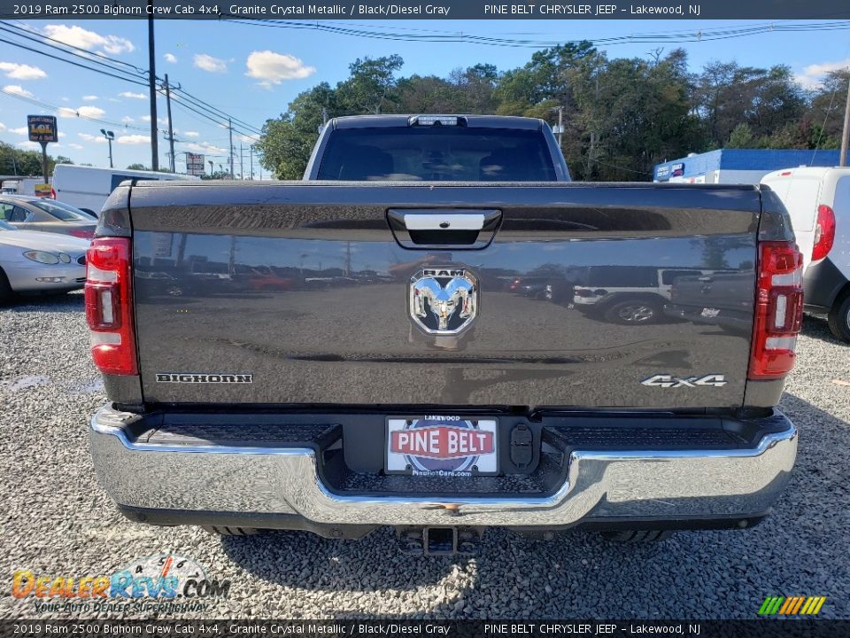2019 Ram 2500 Bighorn Crew Cab 4x4 Granite Crystal Metallic / Black/Diesel Gray Photo #5