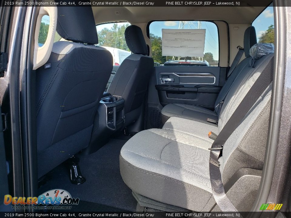 2019 Ram 2500 Bighorn Crew Cab 4x4 Granite Crystal Metallic / Black/Diesel Gray Photo #6