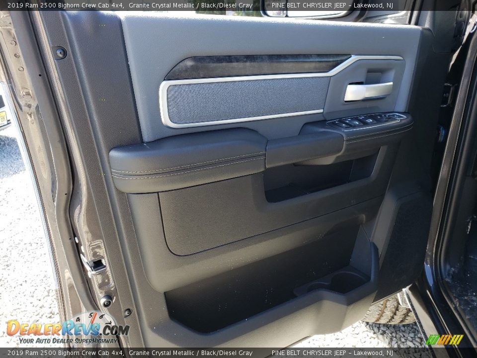 2019 Ram 2500 Bighorn Crew Cab 4x4 Granite Crystal Metallic / Black/Diesel Gray Photo #7