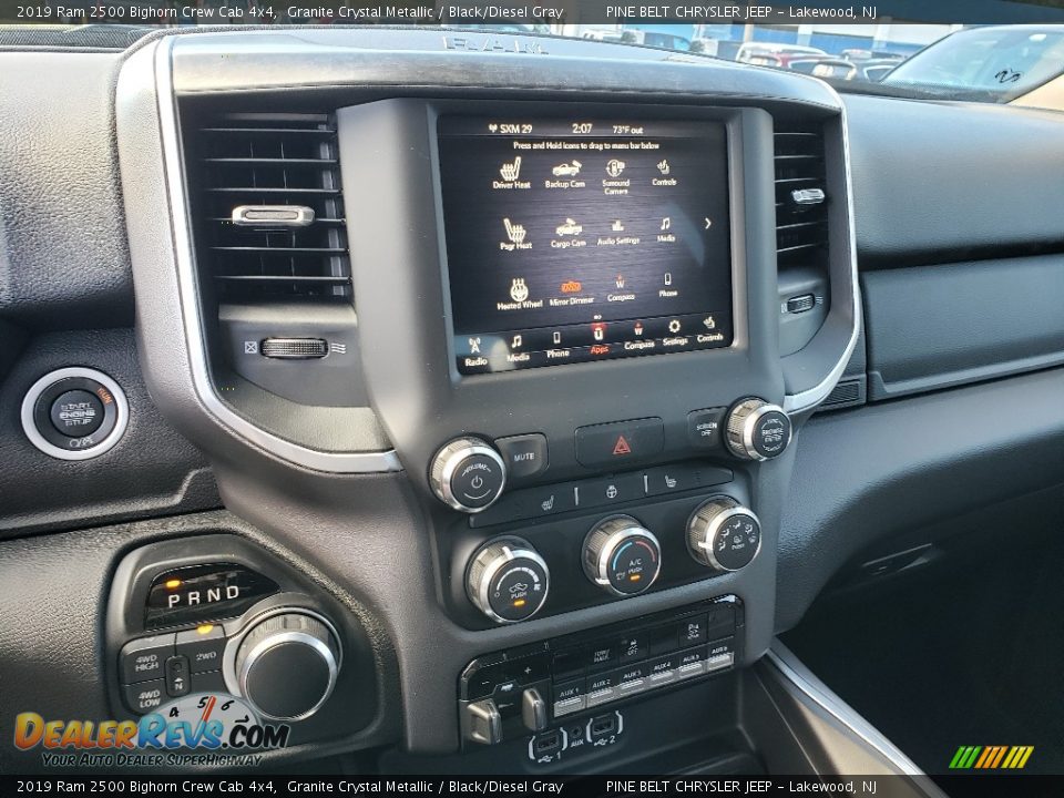 2019 Ram 2500 Bighorn Crew Cab 4x4 Granite Crystal Metallic / Black/Diesel Gray Photo #9