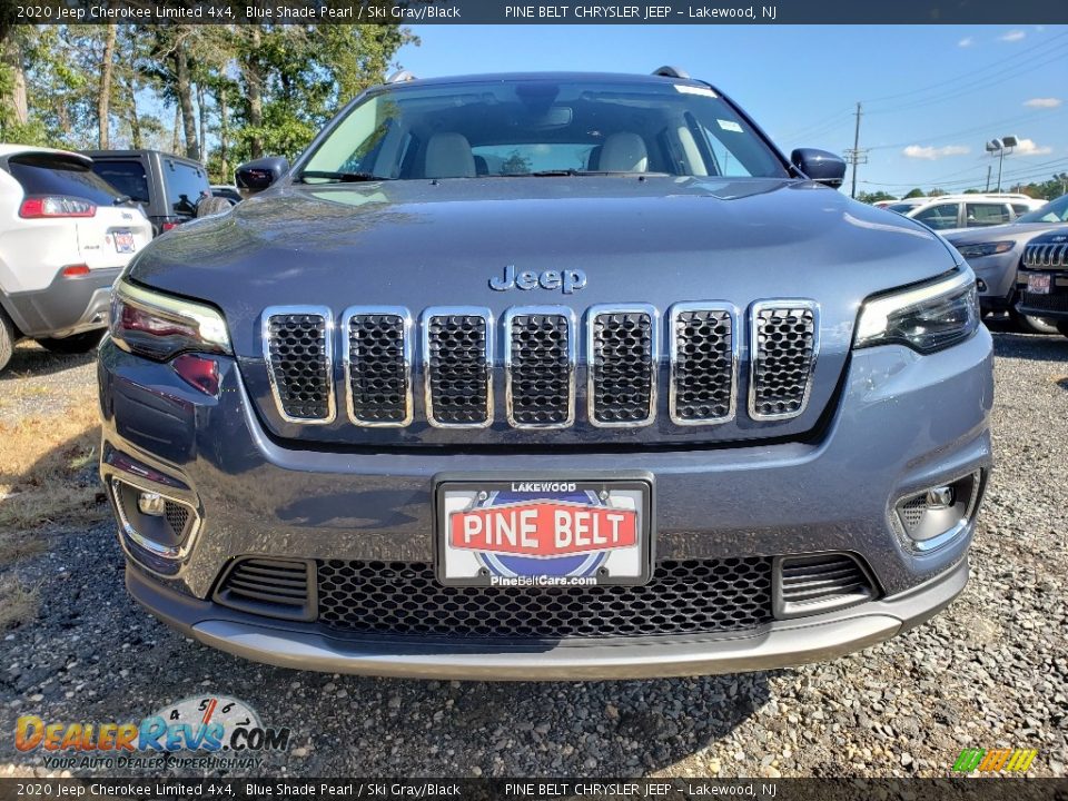2020 Jeep Cherokee Limited 4x4 Blue Shade Pearl / Ski Gray/Black Photo #2