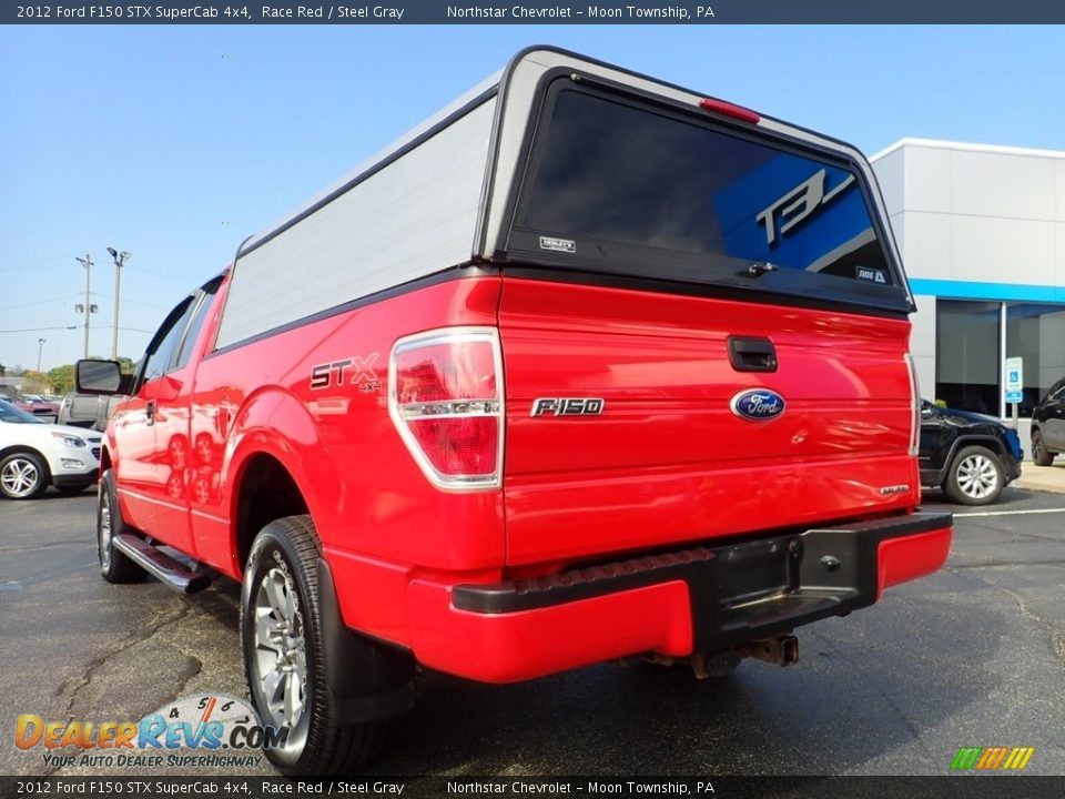 2012 Ford F150 STX SuperCab 4x4 Race Red / Steel Gray Photo #5