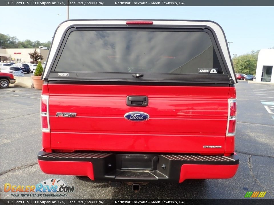 2012 Ford F150 STX SuperCab 4x4 Race Red / Steel Gray Photo #6