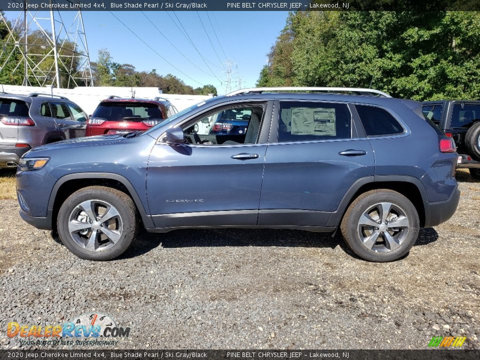 2020 Jeep Cherokee Limited 4x4 Blue Shade Pearl / Ski Gray/Black Photo #3