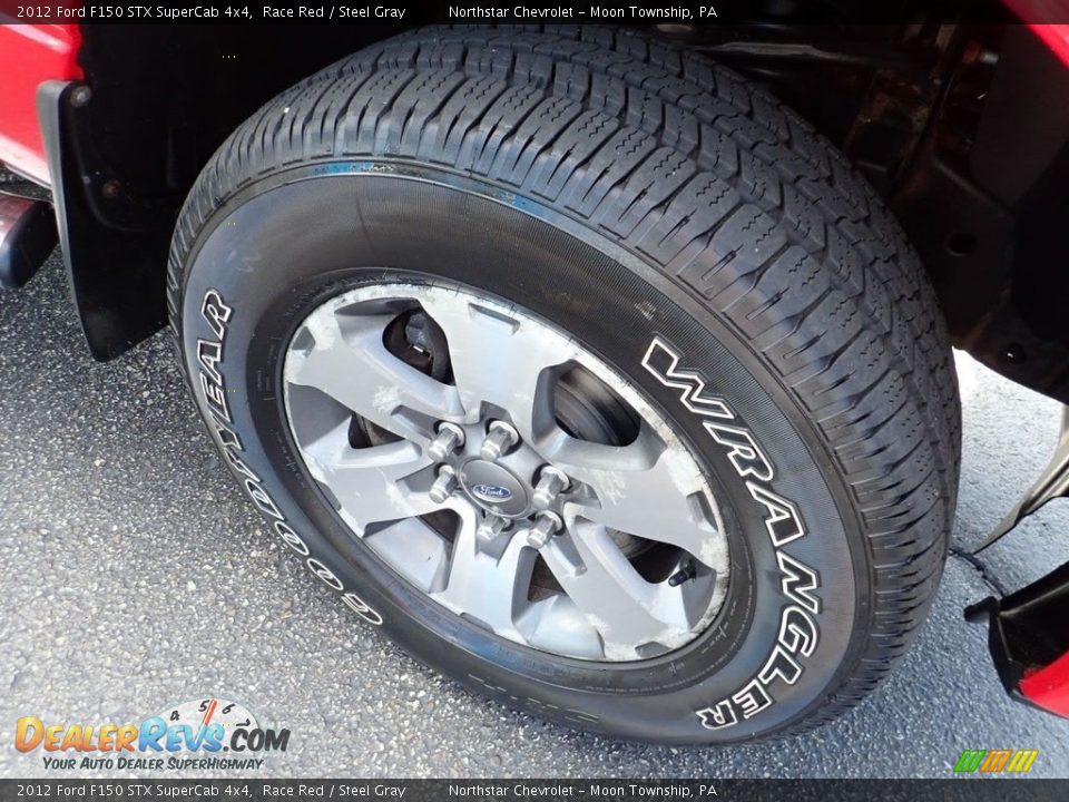 2012 Ford F150 STX SuperCab 4x4 Race Red / Steel Gray Photo #13