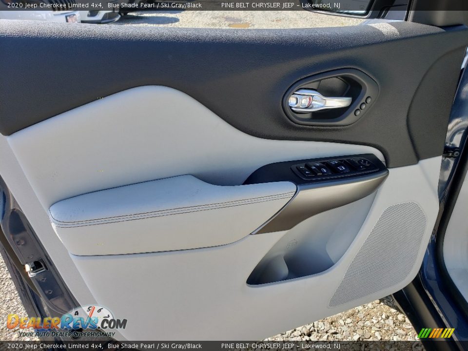 2020 Jeep Cherokee Limited 4x4 Blue Shade Pearl / Ski Gray/Black Photo #7