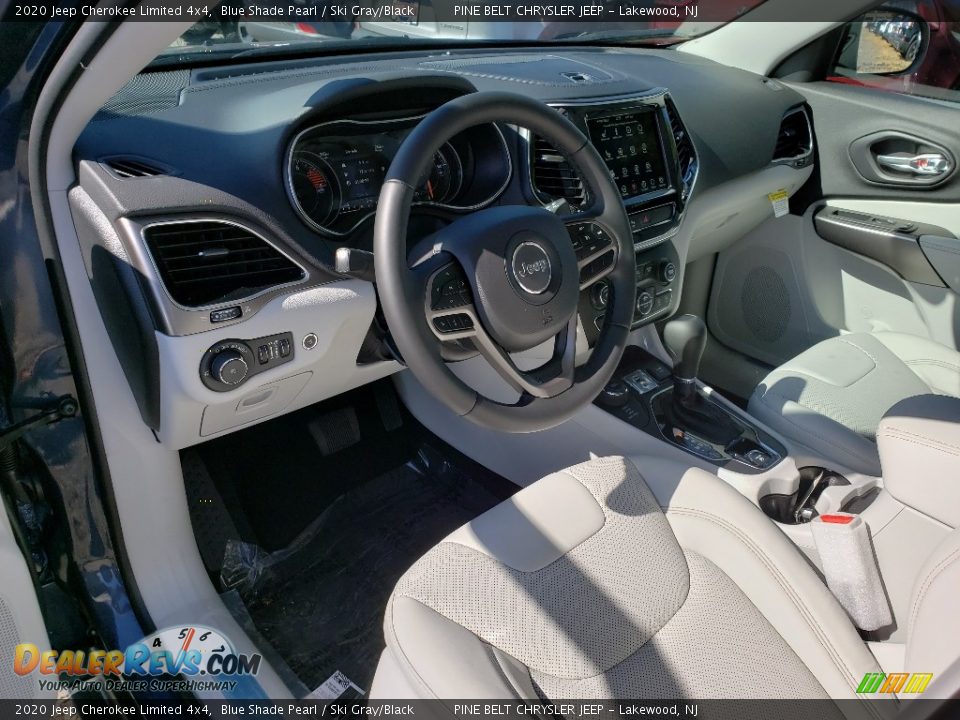 2020 Jeep Cherokee Limited 4x4 Blue Shade Pearl / Ski Gray/Black Photo #8