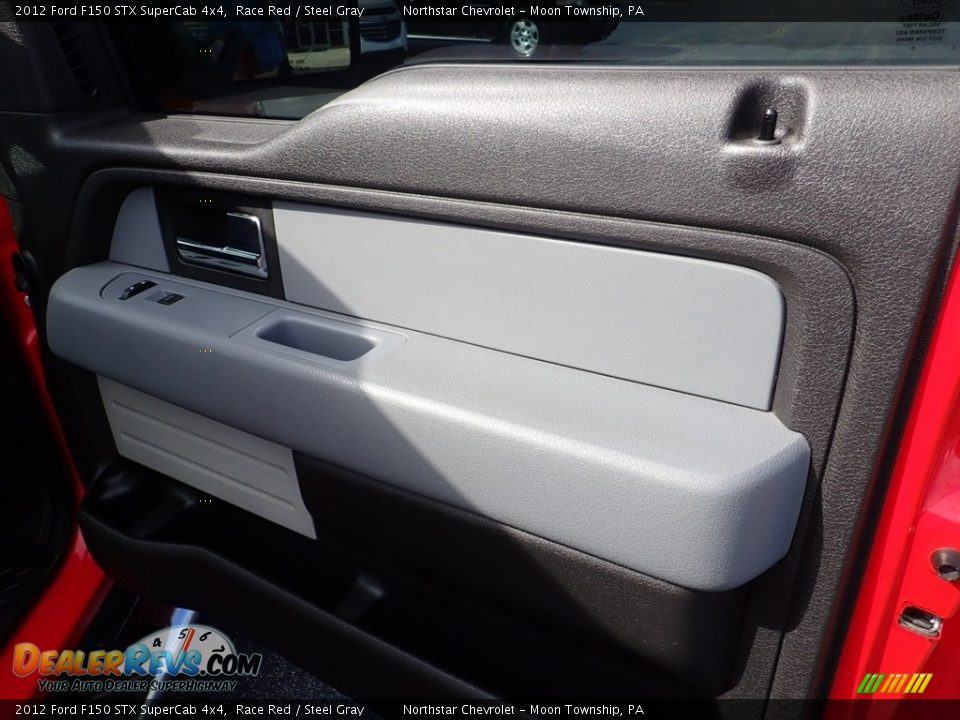 2012 Ford F150 STX SuperCab 4x4 Race Red / Steel Gray Photo #16