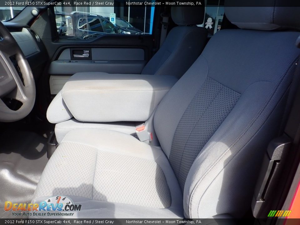 2012 Ford F150 STX SuperCab 4x4 Race Red / Steel Gray Photo #19