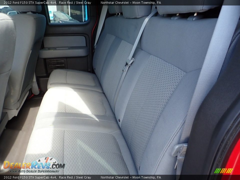 2012 Ford F150 STX SuperCab 4x4 Race Red / Steel Gray Photo #20