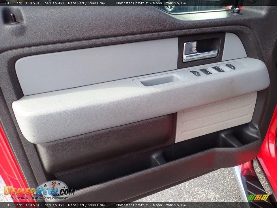 2012 Ford F150 STX SuperCab 4x4 Race Red / Steel Gray Photo #23