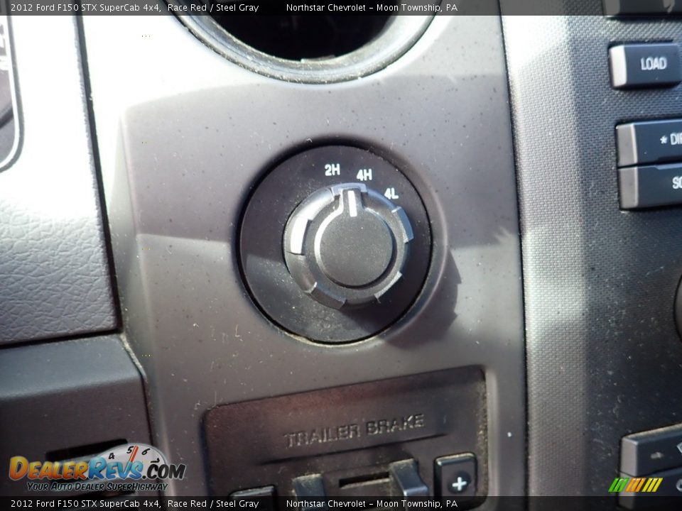 2012 Ford F150 STX SuperCab 4x4 Race Red / Steel Gray Photo #25