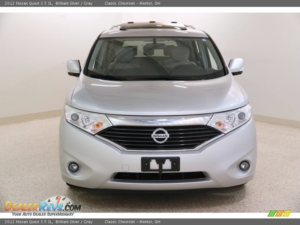2012 Nissan Quest 3.5 SL Brilliant Silver / Gray Photo #2
