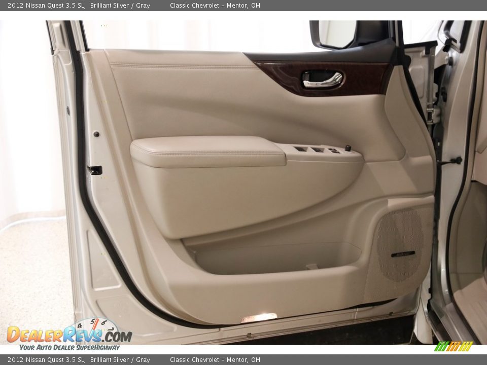 2012 Nissan Quest 3.5 SL Brilliant Silver / Gray Photo #4
