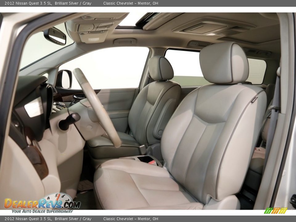2012 Nissan Quest 3.5 SL Brilliant Silver / Gray Photo #5