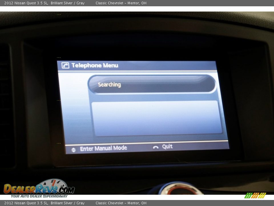 2012 Nissan Quest 3.5 SL Brilliant Silver / Gray Photo #11